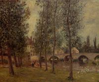 Pissarro, Camille - The Moret Bridge